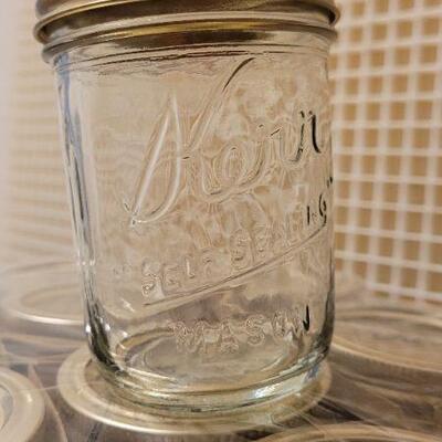 Lot 216: Set of Unused KERR Half Pint Mason Jars