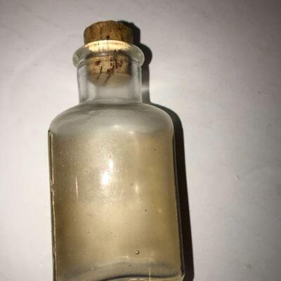 Antique Medicine Bottle Original Label & Contents