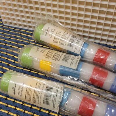 Lot 218: (3) New 25" Tall Hallmark Wax Torches 