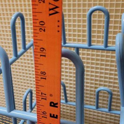 Lot 221: Vintage 1990's Blue Shoe Organizer