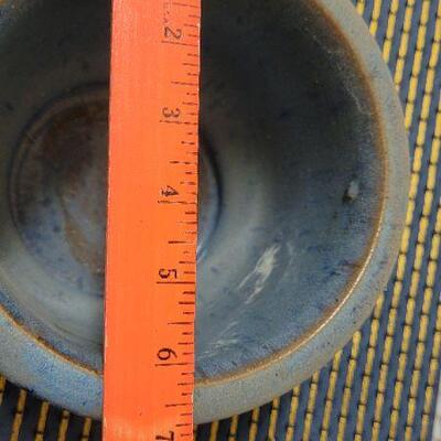 Lot 226: Pre Owned 6" Tall Garden Pot Blue 