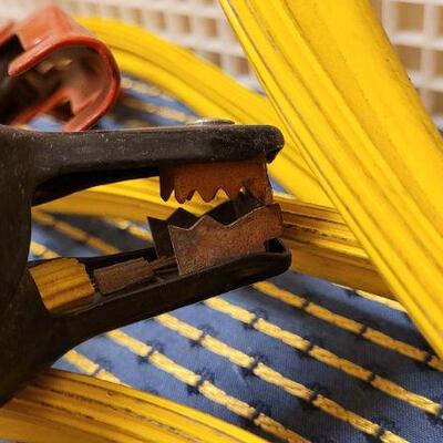 Lot 232: Yellow Heavy Gauge Angle Tip Jumped Cables 