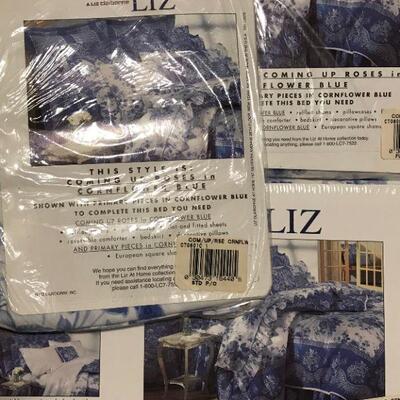Liz Claiborne Coming Up Roses Cornflower Blue 