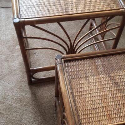 3 Bamboo Nesting Tables