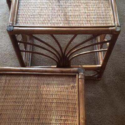 3 Bamboo Nesting Tables
