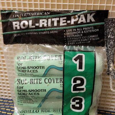 Lot 239: Set of (4) New Paint Rollers and Paint Roller