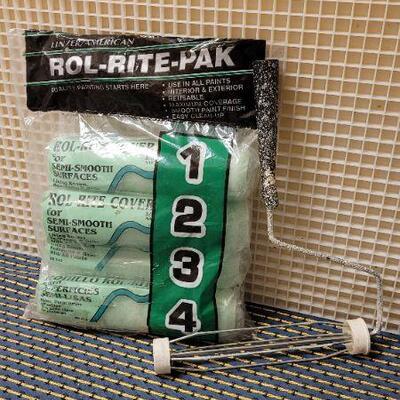 Lot 239: Set of (4) New Paint Rollers and Paint Roller