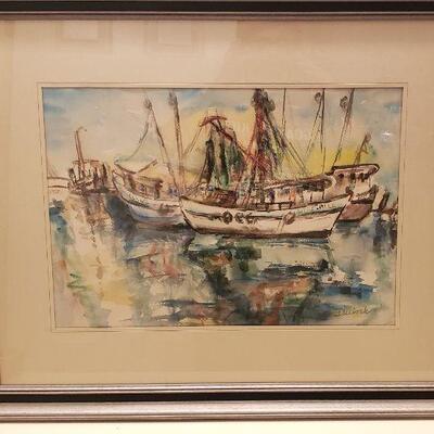 Shrimp Boats, By Laura Duink