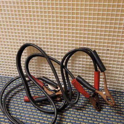 Lot 256: Set of Black Insulated Jumper Cables