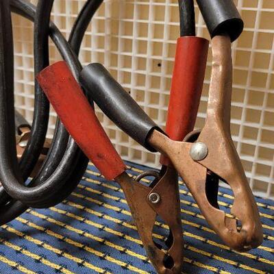 Lot 256: Set of Black Insulated Jumper Cables