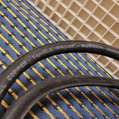 Lot 256: Set of Black Insulated Jumper Cables