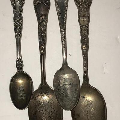 Sterling Souvenir Spoons