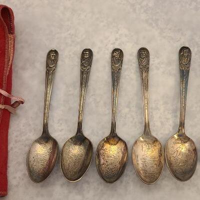 Wm Rogers Mfg Co. Presidential collector spoons. 