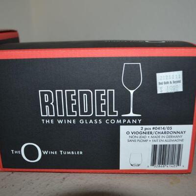 LOT 20  RIEDEL WINE GLASSES