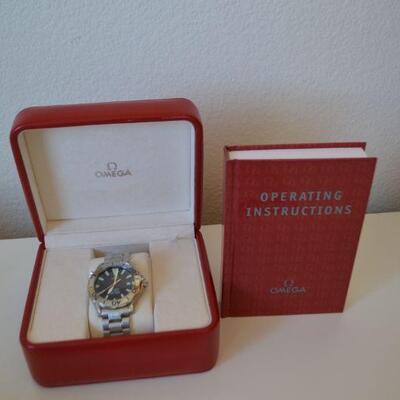 LOT 119 OMEGA SEA MASTER PROFESSIONAL MENS WATCH WITH BLUE DIAL
