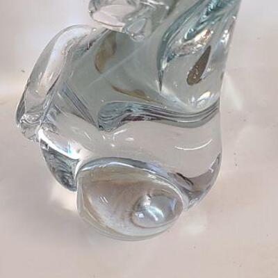 11 piece crystal/art glass figurines: Zanetti, Princess House Germany, ...