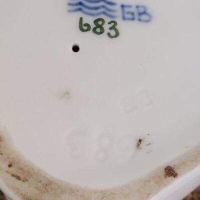 Royal Copenhagen 1950's-60's Pigs sleeping porcelain figurine. 