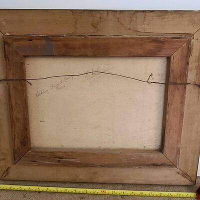 1934 painting by Kathleen Barnett Bailey in vintage frame. 