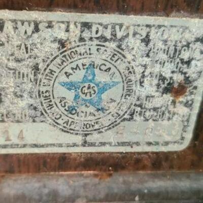 Vintage Lawson gas heater model 1024