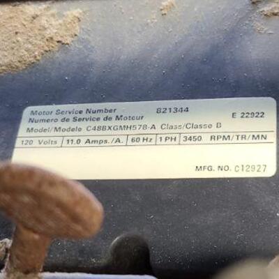 Craftsman 10" radial saw 113.196120