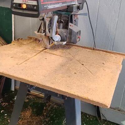 Craftsman 10" radial saw 113.196120