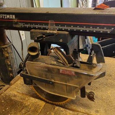 Craftsman 10" radial saw 113.196120