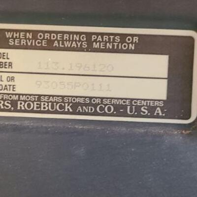 Craftsman 10" radial saw 113.196120