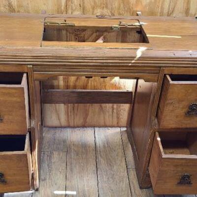 Vintage sewing desk (no machine inside)