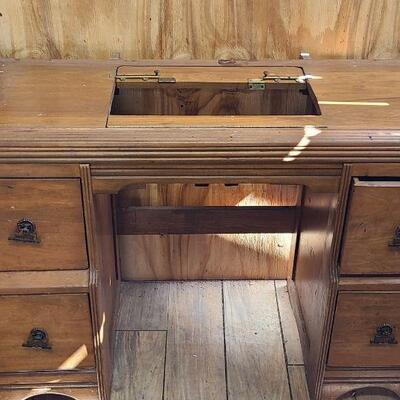 Vintage sewing desk (no machine inside)