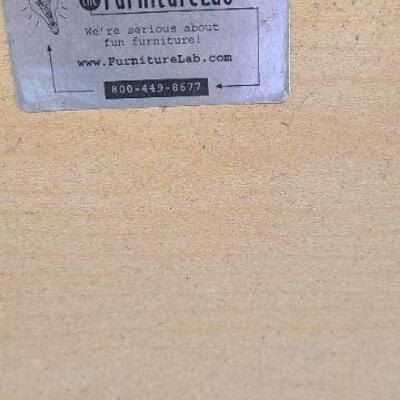 Pair of FurnitureLab Metal chairs with coffee cup motif