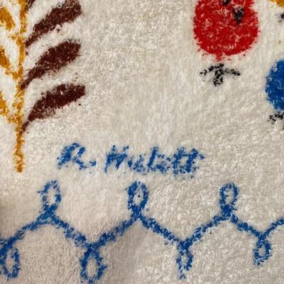 Pair of Vintage Rooster Kitchen Hand Towels YD#022-0075