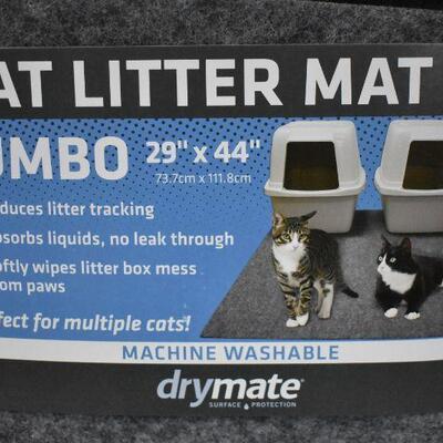 Drymate Cat Litter Mat Jumbo- Safe Kitty Litter Mats - New