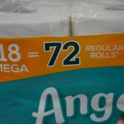 Angel Soft Toilet Paper, 18 Mega Rolls ( 72 Regular Rolls) - New