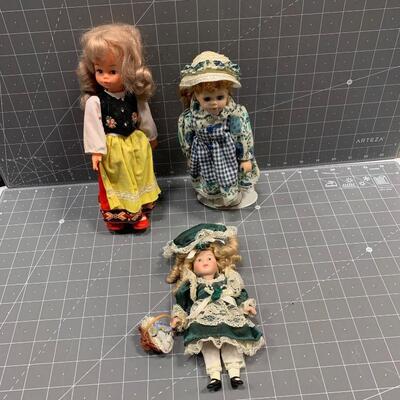 #26 Three Vintage Dolls