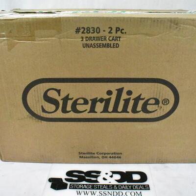Sterilite 3 Drawer Cart Teal Rain Set of 2 - New
