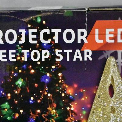 Projector LED Tree Top Star - New