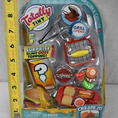 Totally Tiny Cook N Serve Food Sets Grillin' & Chillin - New