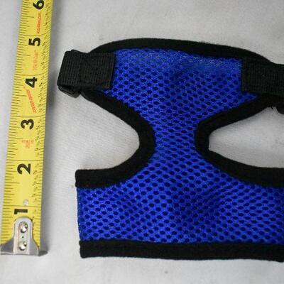 Blue & Black Dog Harness - Small - New