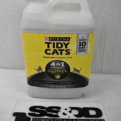 Purina Tidy Cats Clumping Cat Litter, 4-in-1 Strength Multi Cat, 20 lb Jug - New