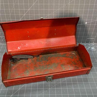 #84 Vintage Red Tool Box