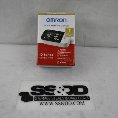 Omron Blood Pressure Monitor - 10 Series for Upper Arm, with Bluetooth - New