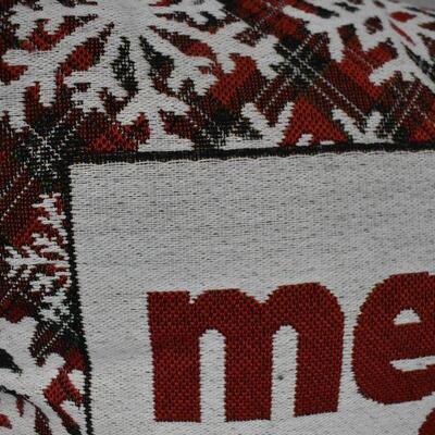 Merry & Bright Snowflake Decorative Throw Pillows 17