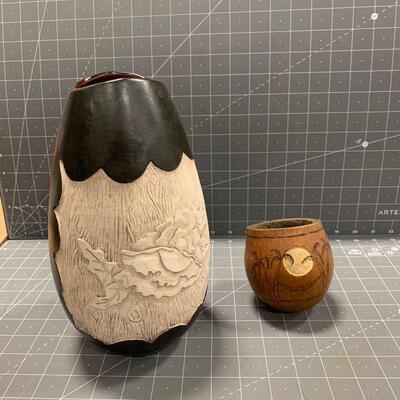 #182 Coconut Cup & Vase