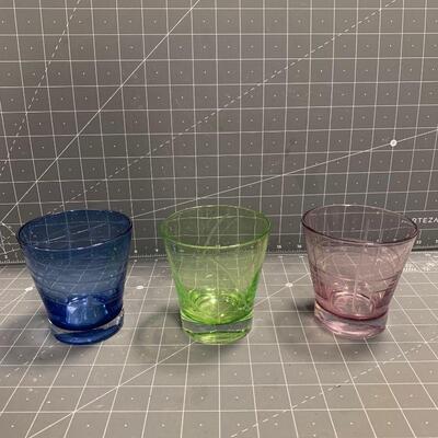#278 Colorful Glass Cups