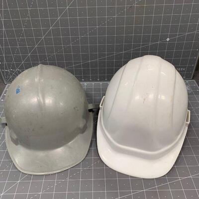 #333 Two Construction Helmets
