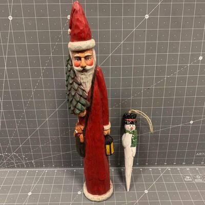 #383 Slim Santa & Snowman