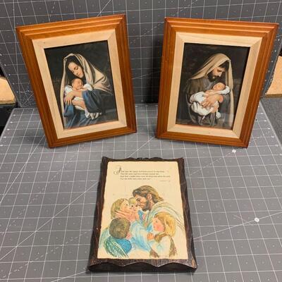 #421 Jesus/Mary Prints