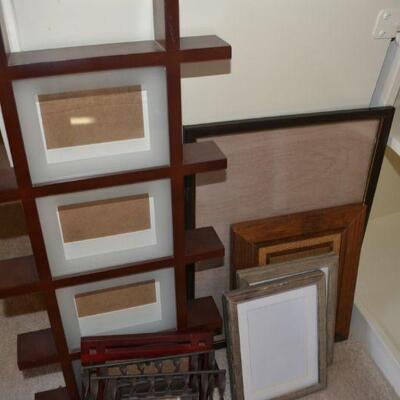 LOT 169 VARIETY OF HOME DECOR PICTURE FRAMES