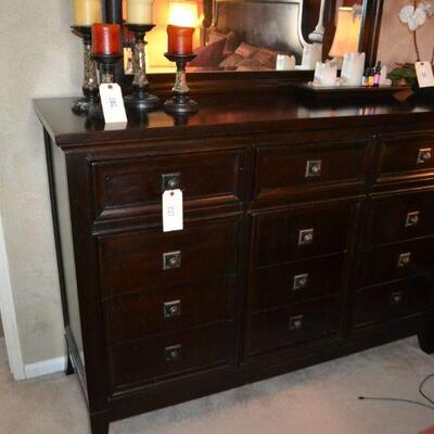 LOT 173 DRESSER AND MIRROR