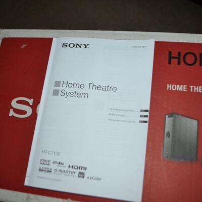 LOT 195 SONY HOME THEATRE SYSTEM  HT-CT 100